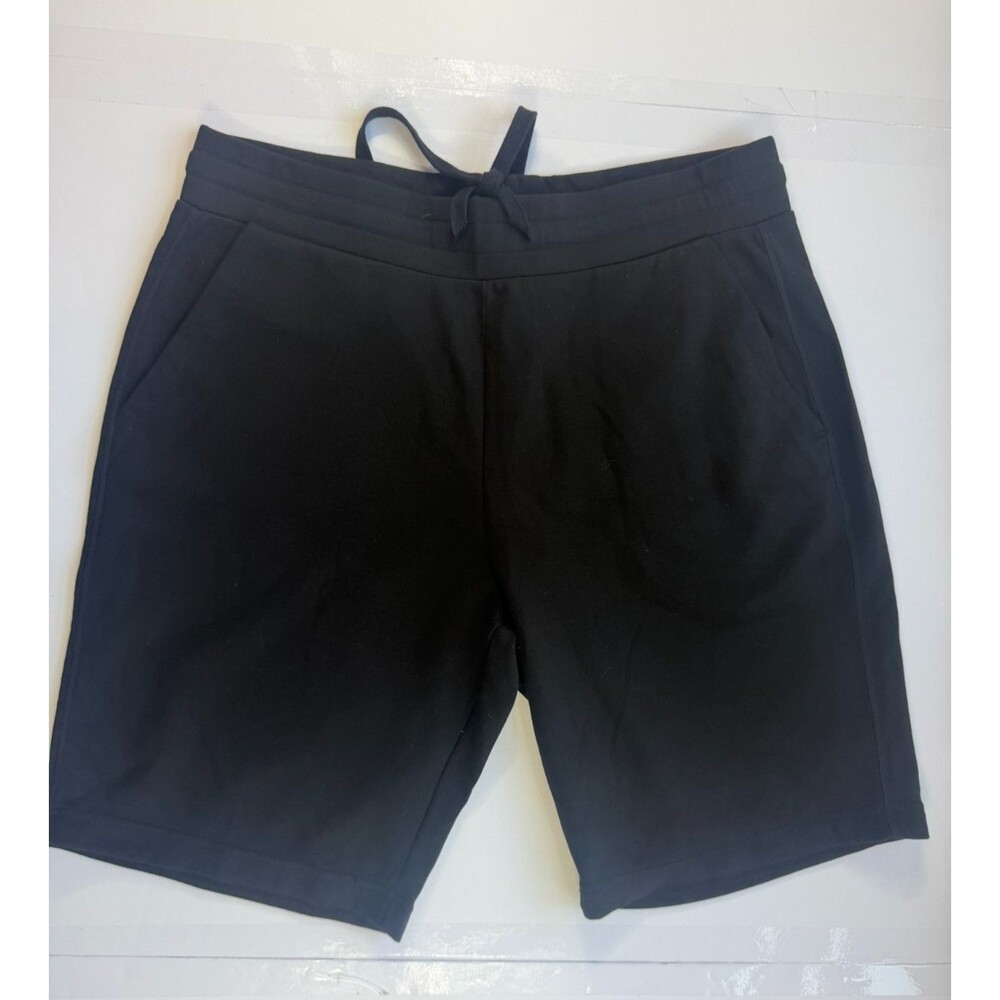 32 Degrees Cool Mens Knit Athletic Shorts Black Size M Drawstring Elastic Waist